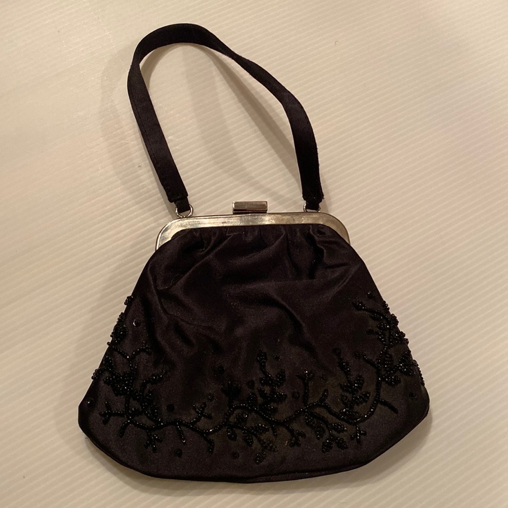 Saks Fifth Avenue Satin Beaded Bag